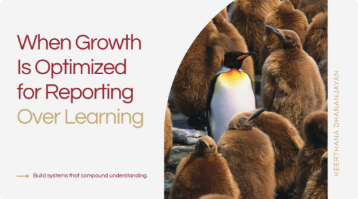 Cover: When Growth Is Optimized for Reporting Over Learning
